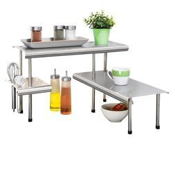 Raft de colț pentru bucătărie Massivo TRIO, 2 niveluri