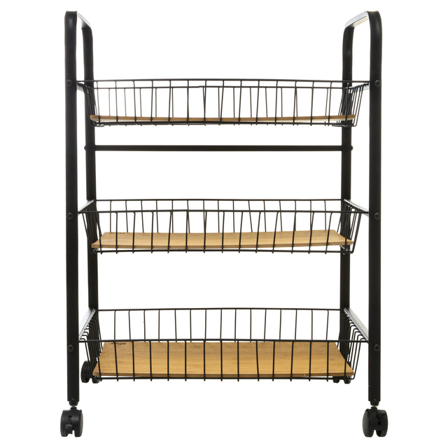 Carucior de bucatarie NERA, 3 niveluri, 52 x 39 x 70 cm