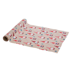 Culoar pentru masă, spiriduși de sărbătoare, 28 x 300 cm