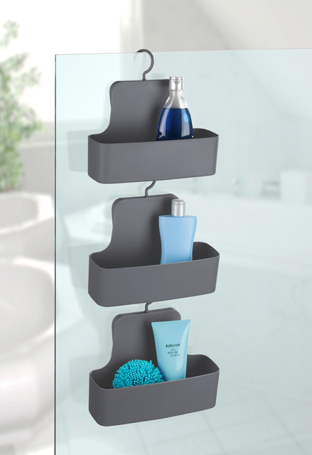 Raft pentru baie BARCELONA, antracit, WENKO