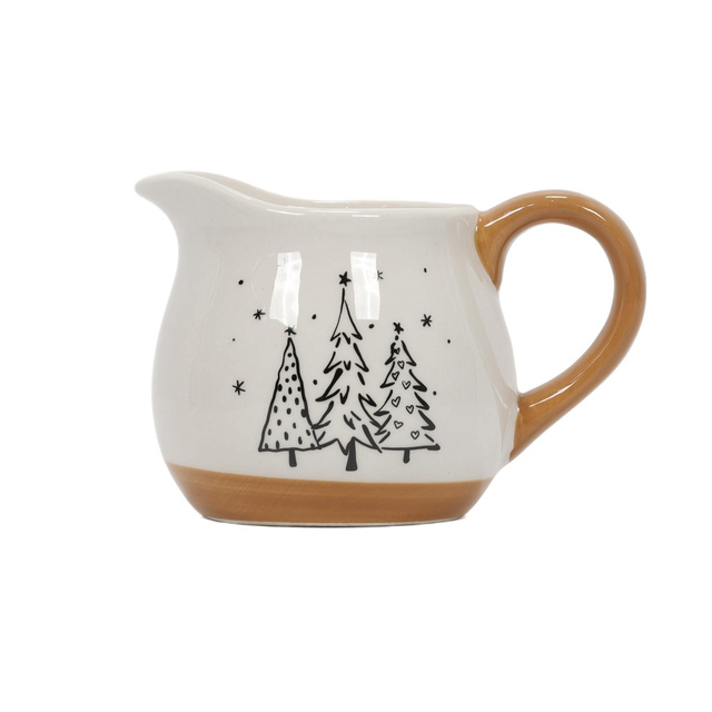 Cana cu motiv de brăduți, 9 cm