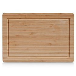 Tocator din bambus, Maro, 32x22x2 cm, Zeller