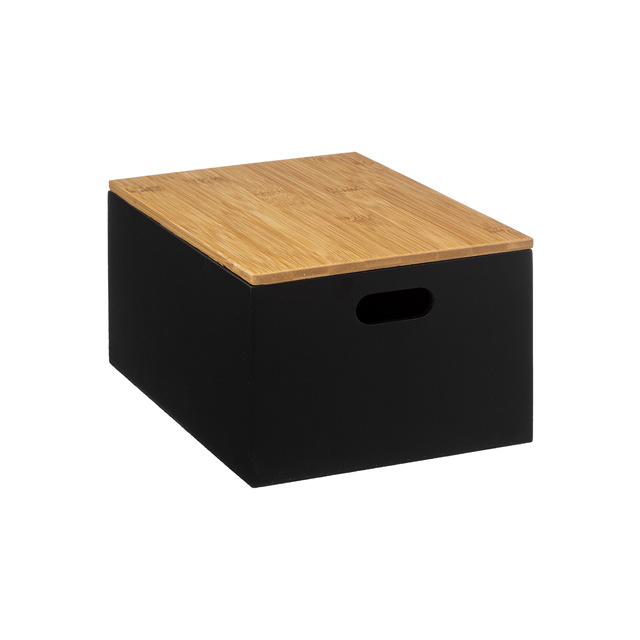 Set 3 bucati cu capac din bambus