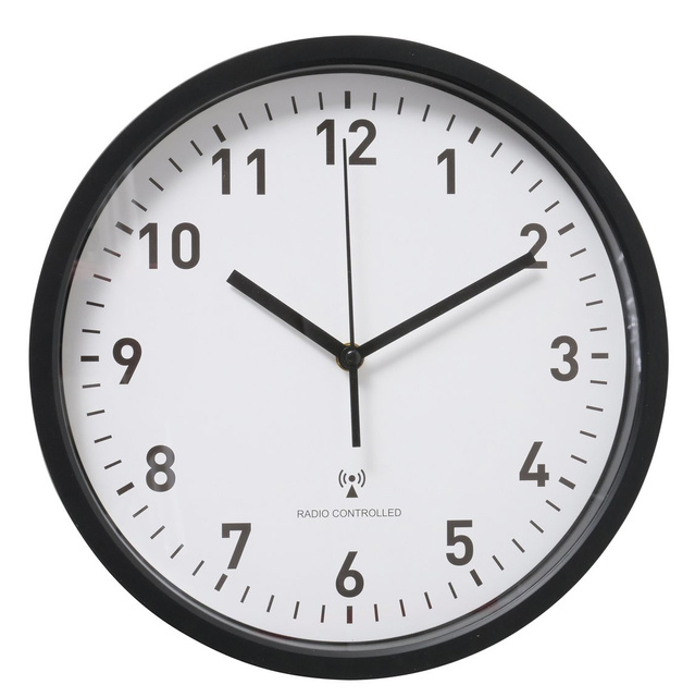 Ceas de perete cu schimbare automată a orei, ELVINE, Ø 30 cm