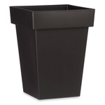 Ghiveci cu auto-udare, plastic, patrat