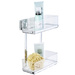 Raft baie cu 2 niveluri QUADRO, Transparent, 32,5x25,5x14 cm, WENKO