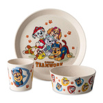 Set vesela pentru copii: farfurie, bol, cana CONNET Patrula cățelușilor, KOZIOL