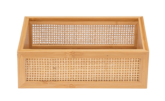 Suport cosmetice ALLEGRE BAMBOO, 22 x 7 x 15 cm, WENKO