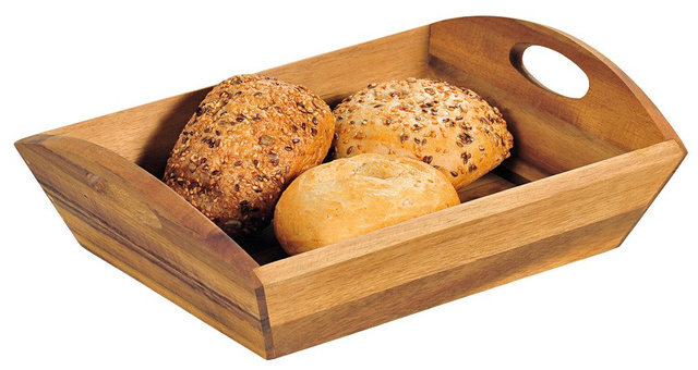 Tavă de pâine, lemn de salcâm, 31,5 x 23 cm, Kesper