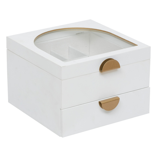 Cutie de bijuterii WILD ROMANCE cu oglindă, 20 x 19,5 x 13,5 cm