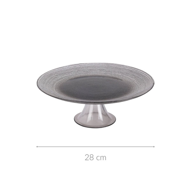 Tavă de sticlă pentru prăjituri LAKRIS, Ø 28 cm