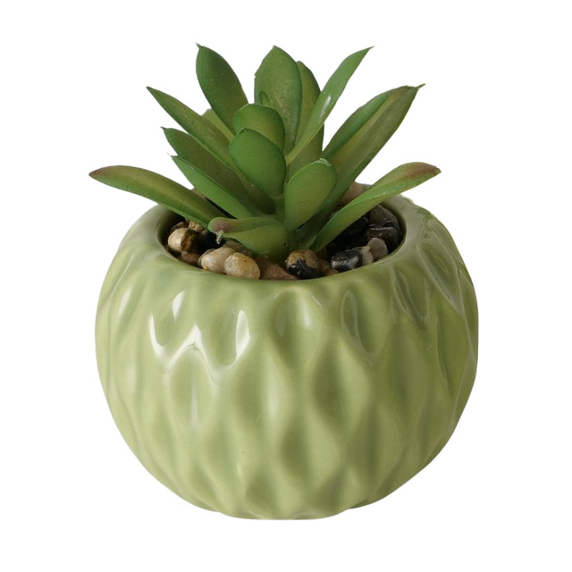 Suculenta artificiala in ghiveci MALUHA, 10,5 cm