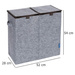 Coș de rufe 2 compartimente DUO, 82 L, WENKO
