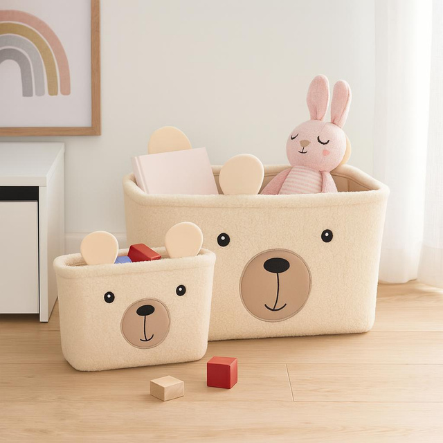 Coșulețe de jucării din pluș NIMI, 2 bucăți