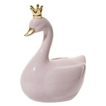 Pușculiță in forma de lebădă cu coroană