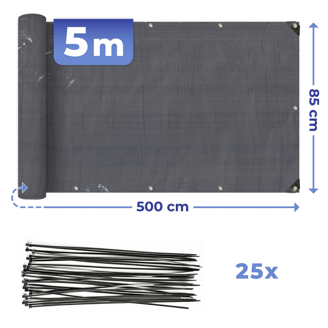 Husa de balcon, 5 m x 85 cm