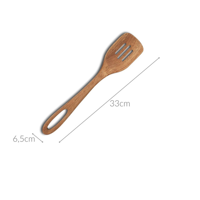 Spatula de bucatarie din lemn de salcam, 33 x 6,5 cm, ZELLER