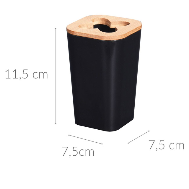 Pahar pentru periute de dinti din bambus