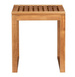 Taburet de baie din lemn de salcâm FONDI, înălțime 46 cm