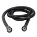 Furtun pentru dus, negru, inox, 150 cm, 1/2