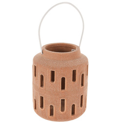 Felinar cu suport metalic lumanare, 10 x 13 cm