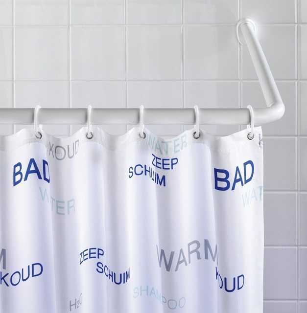 Bara universală pentru perdea de duș, Ø 2,5 cm, WENKO, albă