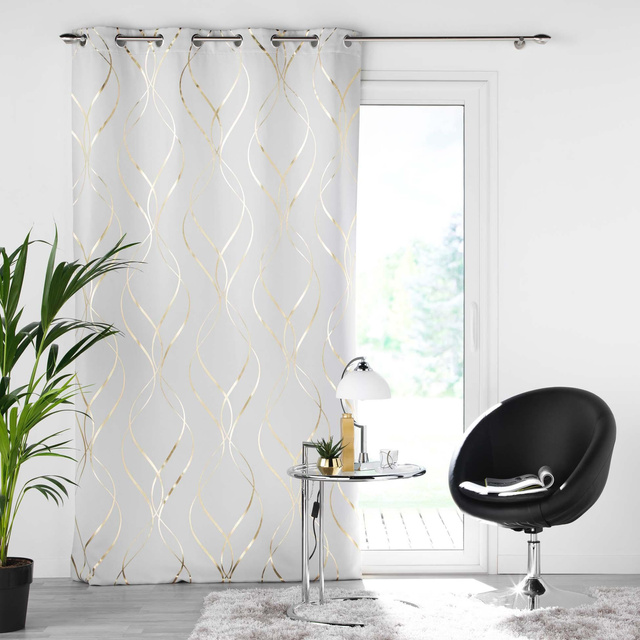 Draperie cu inele ELISE, 140 x 240 cm