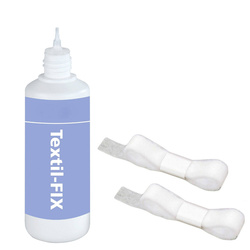 Set: Bandă pentru rulare și scurtare + Lipici pentru țesături de reparat