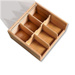 Cutie depozitare ceai 6compartimente, 22x21x9,5 cm, Kesper