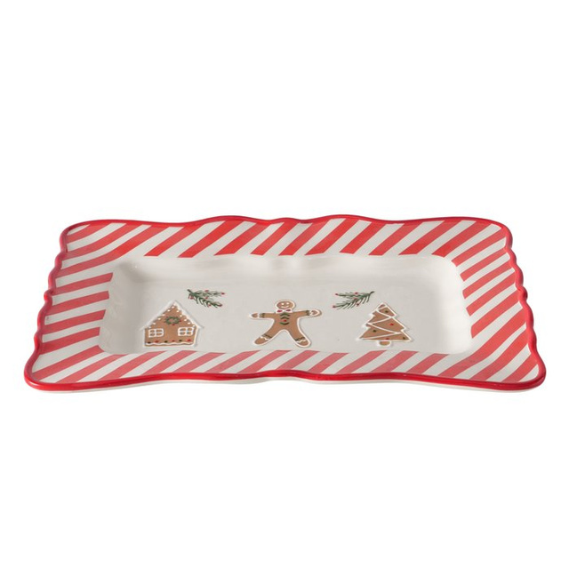Vas ceramic în culori festive, 39 x 25 cm