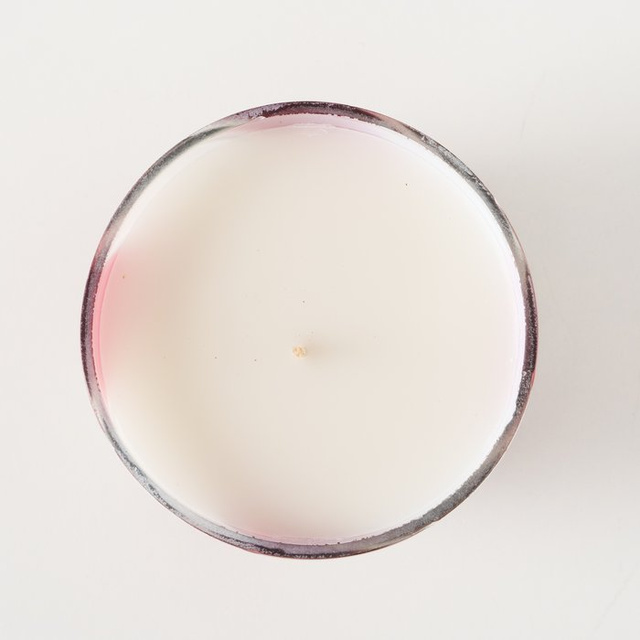 Candelă din sticlă în formă de glob SUGIS, înălțime 10 cm