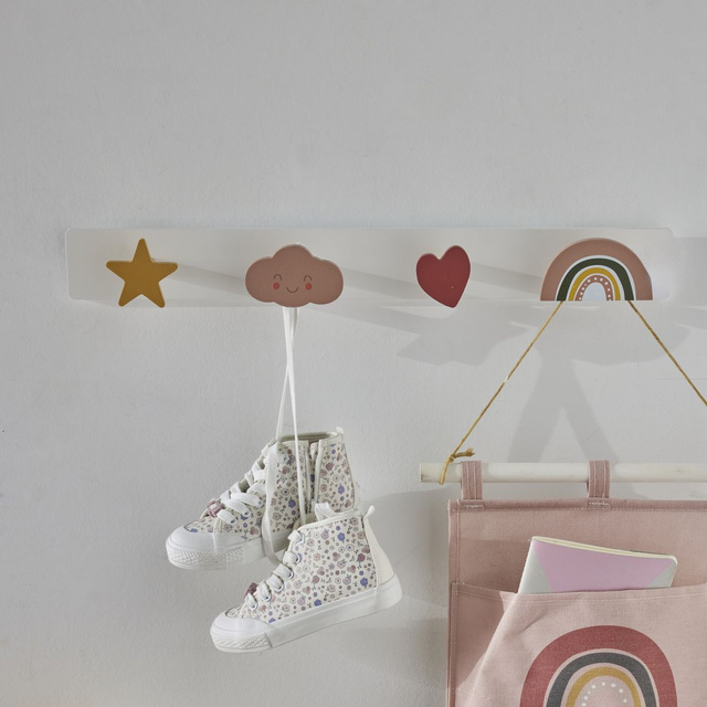 Cuier pentru haine pentru copii HEAD IN THE CLOUDS, 60 x 8 x 7 cm