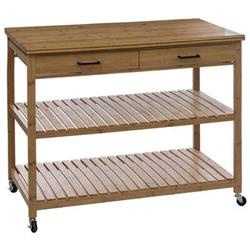 Etajera de bucatarie din bambus Linha