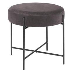 Scaun ARTY din velur, Ø 47 cm