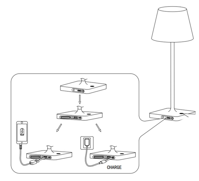 Lampa de gradina RONY, 39 cm