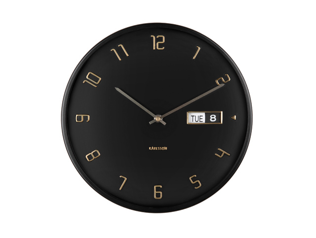 Ceas de perete DATA FLIP, Ø 30 cm