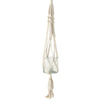 Ghiveci de flori din sticla, decor macrame MAKRAMEE, 83 cm