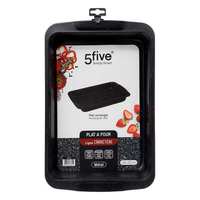 Forma de copt cu margini inalte, 39,5 x 25,5 x 5 cm