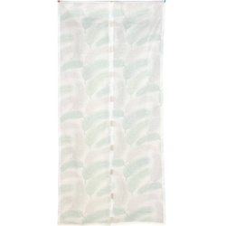 Plasa de protectie pentru usa balconului, 220 x 50 cm, cu model de frunze, 2 bucati