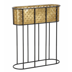 Suport pentru ghiveci, dantela metalica, inaltime 70 cm
