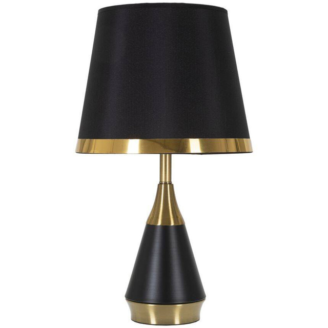 Lampa de masa din metal cu abajur, 28 cm