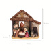 Scenă mică de Crăciun, 15 cm