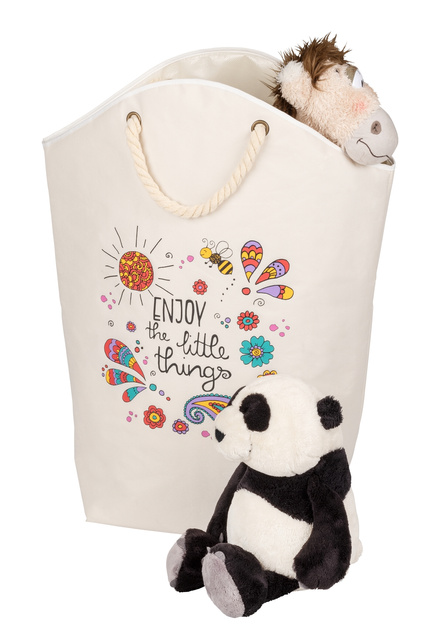 Cos mic pentru rufe cu manere din franghie, 58 l, WENKO