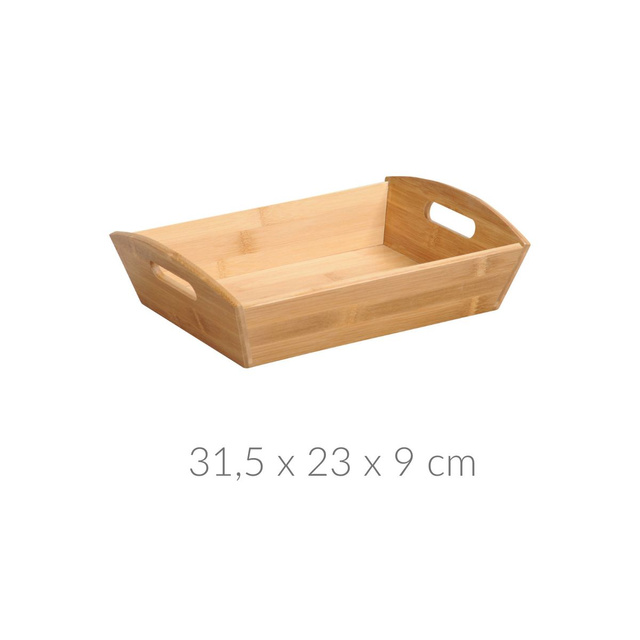 Coș de fructe din bambus, 26 x 19 cm, Kesper