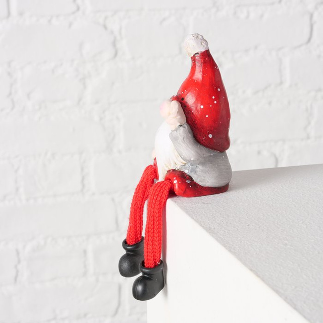 Figurină ceramică gnom șezând HAYO, înălțime 18 cm