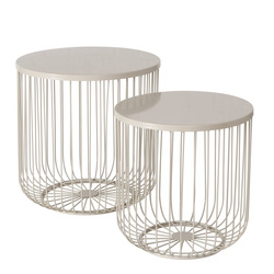 Set doua mese metalice CINDY, 41 - 47 cm