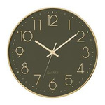 Ceas de perete pentru dormitor, camera copiilor cu mecanism silentios, Ø 30 cm