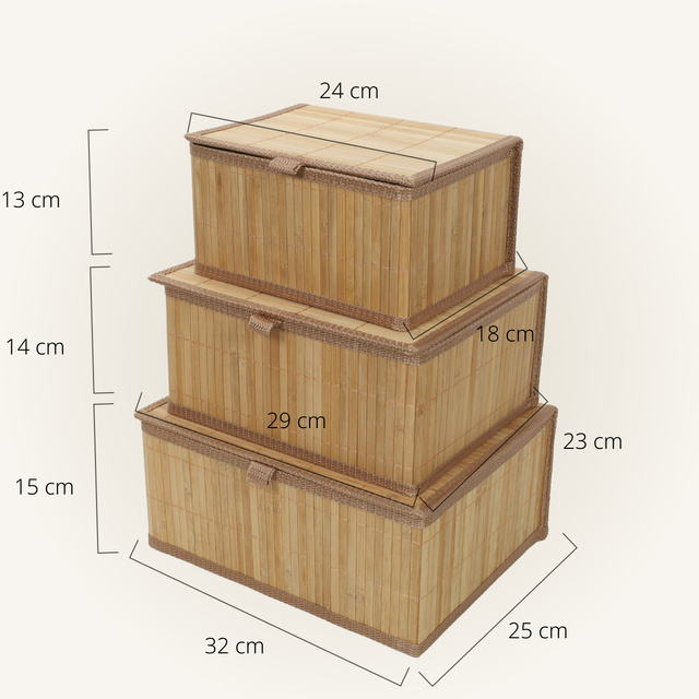 Set de coșuri închise în trei dimensiuni TILVA