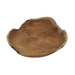 Bol decorativ din lemn de tec, diametru 30 cm