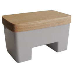 Untiera cu capac din lemn, 16 x 10 x 10 cm